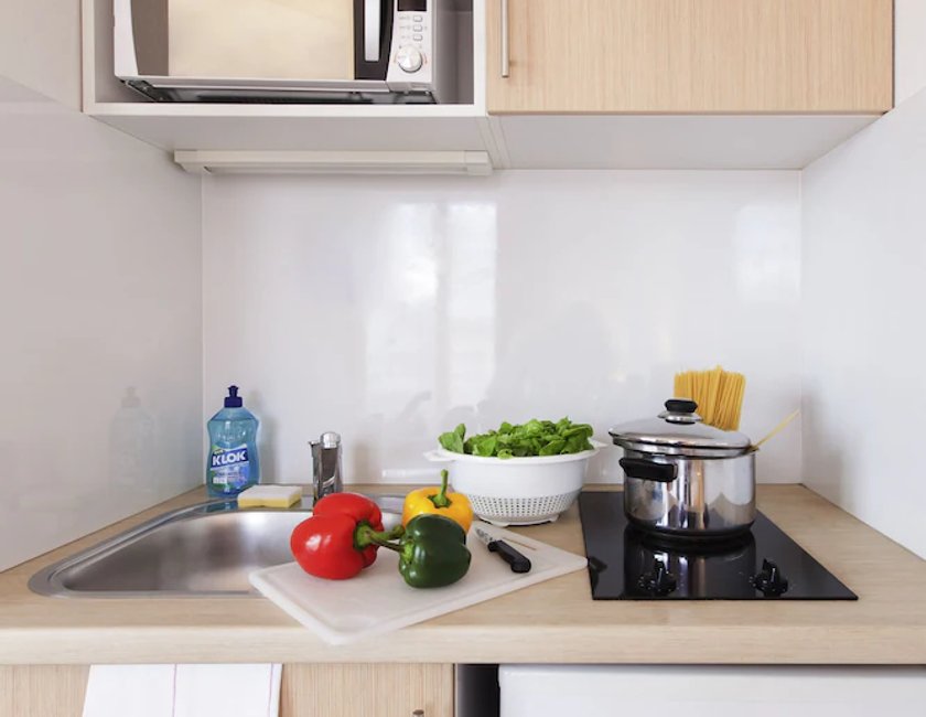 Estudio Con Cocina Grand 1 Cama doble del hotel Adagio Access Saint Louis Bâle. Foto 12
