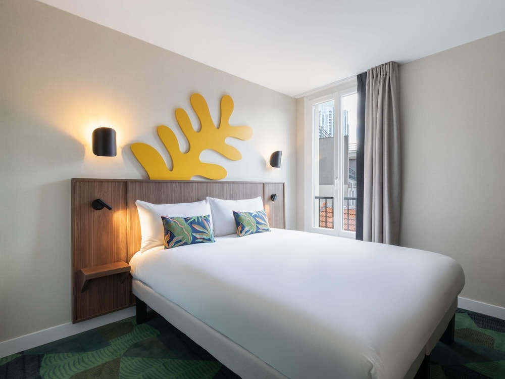 Habitación estándar doble, 1 cama doble del hotel Ibis Styles Paris Crimee la Villette. Foto 5