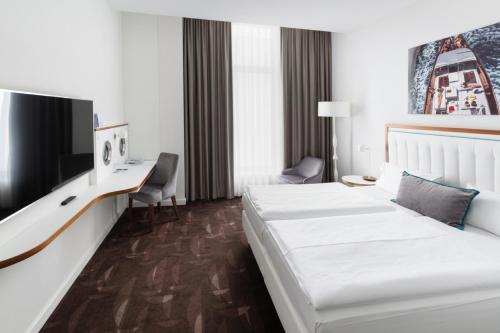 Habitación Doble Superior del hotel Mercure Moa Berlin. Foto 4