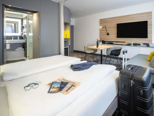 Suite Junior Doble - 2 camas del hotel Novotel Suites Wien City Donau. Foto 2