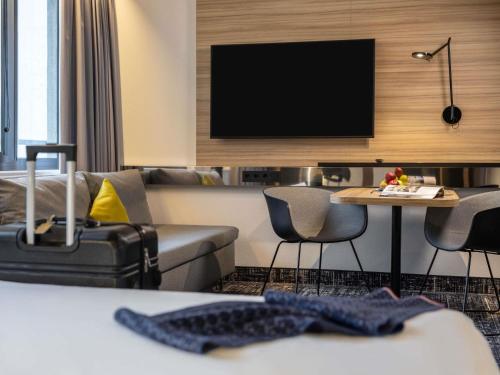 Suite Junior Doble - 2 camas del hotel Novotel Suites Wien City Donau. Foto 8