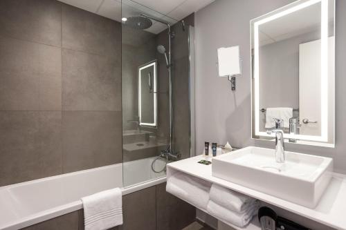 Classic Room with One Double Bed and One Single Bed del hotel Novotel Annecy Centre. Foto 3