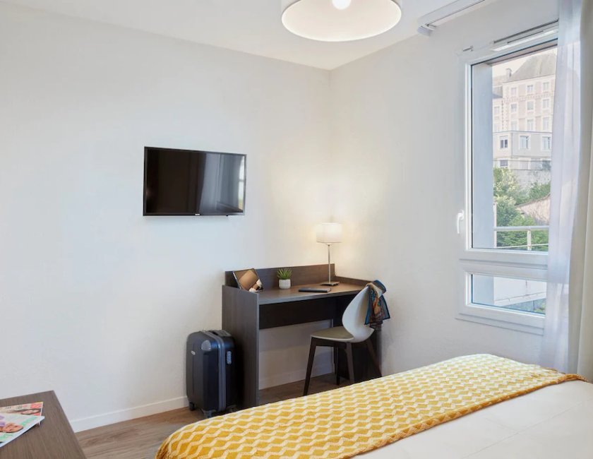 Estudio Con Cocina 1 Cama doble del hotel Adagio Access Poitiers. Foto 1