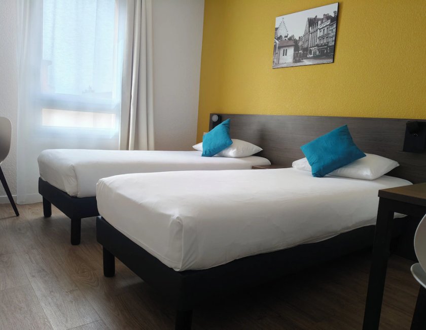 Estudio Con Cocina 1 Cama doble del hotel Adagio Access Poitiers. Foto 2