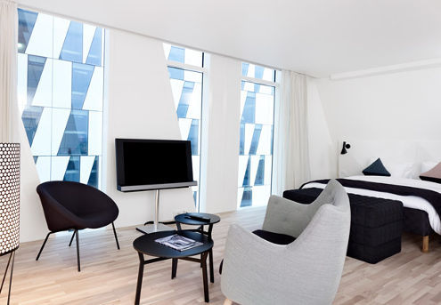 Habitación Deluxe más grande - Cama grande del hotel Ac Hotel Bella Sky Copenhagen
