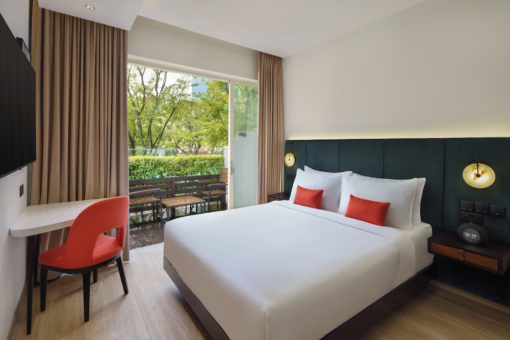 Habitación Premier, 1 cama de matrimonio, acceso a la piscina (Queen) del hotel Park Regis Singapore. Foto 1