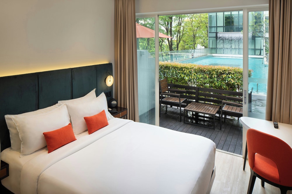Habitación Premier, 1 cama de matrimonio, acceso a la piscina (Queen) del hotel Park Regis Singapore. Foto 3