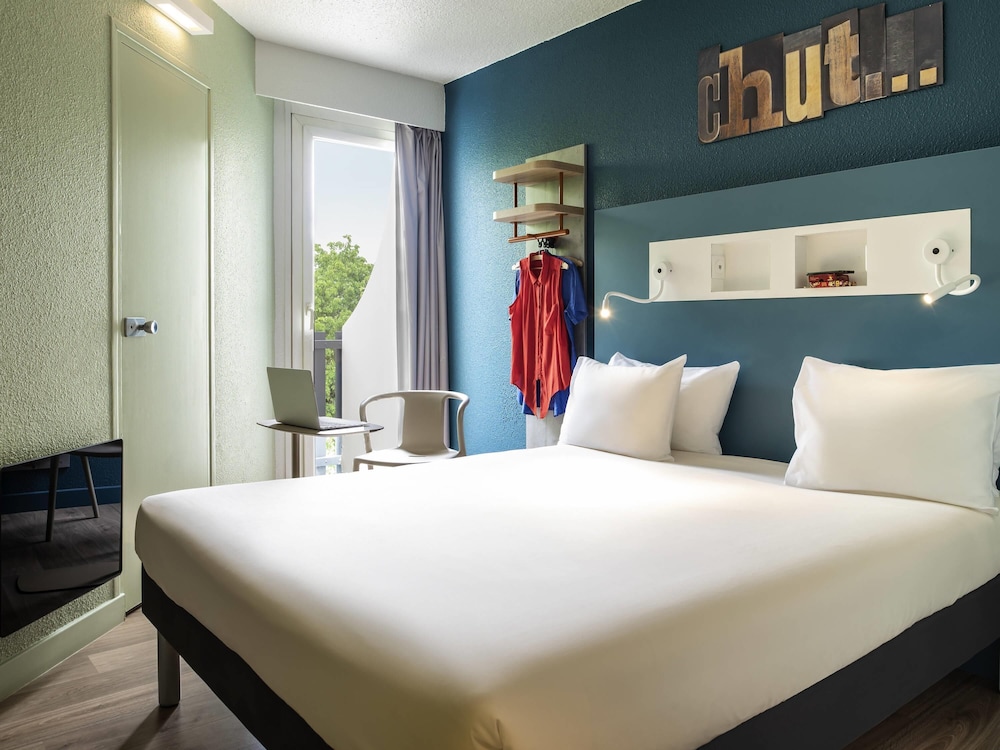 Habitación estándar, 1 cama doble del hotel Ibis Budget Saint Ouen L'aumône. Foto 4