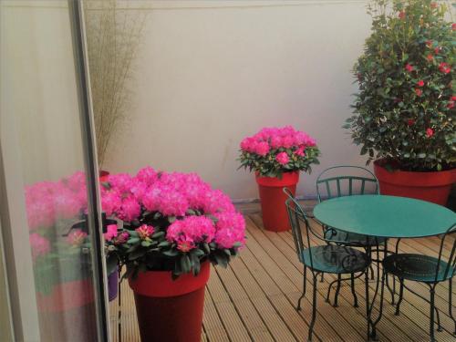 Habitación Doble con Terraza del hotel RELAIS MONCEAU. Foto 2