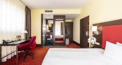 Habitación Individual Confort del hotel PLAZA Premium Salzburg. Foto 2