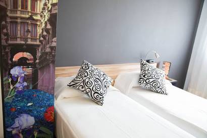 Habitación doble 2 camas del hotel Byb Albacete