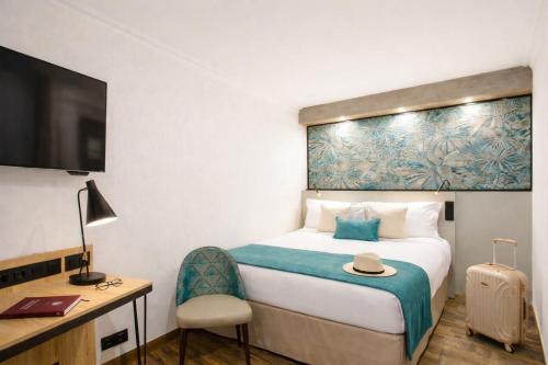 Habitación Doble Clásica con cama doble - No fumadores del hotel Best Western Opera Batignolles
