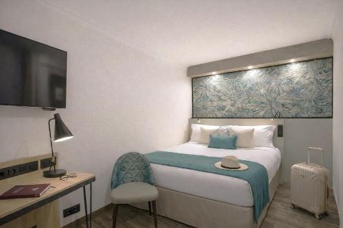 Habitación Doble Clásica con cama doble - No fumadores del hotel Best Western Opera Batignolles. Foto 1