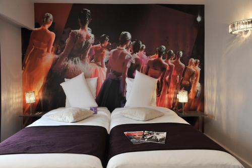 Habitación Doble Clásica con Dos Camas del hotel Mercure Paris Place D'Italie. Foto 7