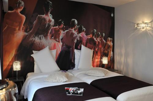 Habitación Doble Clásica con Dos Camas del hotel Mercure Paris Place D'Italie. Foto 10