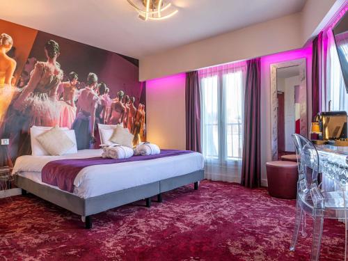 Habitación Privilege con 1 cama doble y vistas del hotel Mercure Paris Place D'Italie. Foto 2