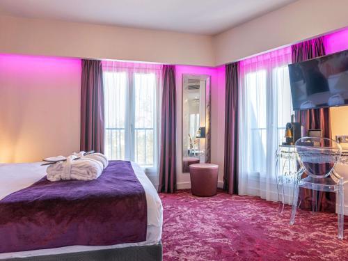 Habitación Privilege con 1 cama doble y vistas del hotel Mercure Paris Place D'Italie. Foto 3