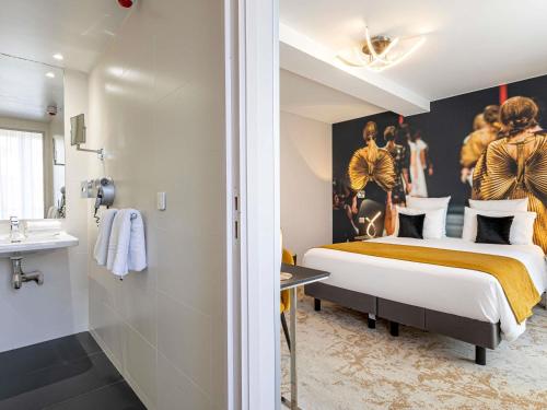 Habitación Clásica Accesible con una Cama Doble del hotel Mercure Paris Place D'Italie. Foto 4