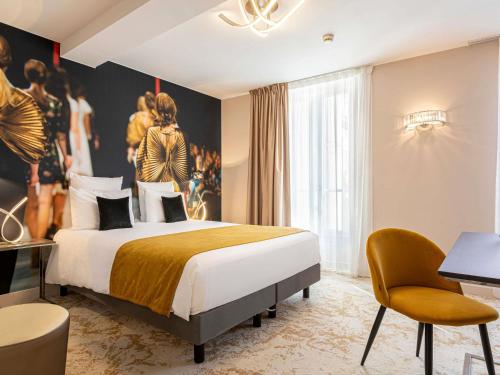 Habitación Clásica Accesible con una Cama Doble del hotel Mercure Paris Place D'Italie. Foto 5