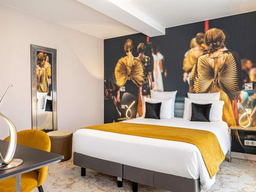Habitación Clásica Accesible con una Cama Doble del hotel Mercure Paris Place D'Italie. Foto 7