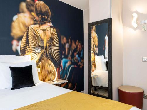 Habitación Individual Clásica del hotel Mercure Paris Place D'Italie. Foto 1