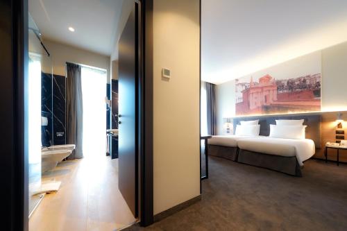 Habitación Doble Estándar - 2 camas del hotel Mercure Bergamo Centro Palazzo Dolci. Foto 10