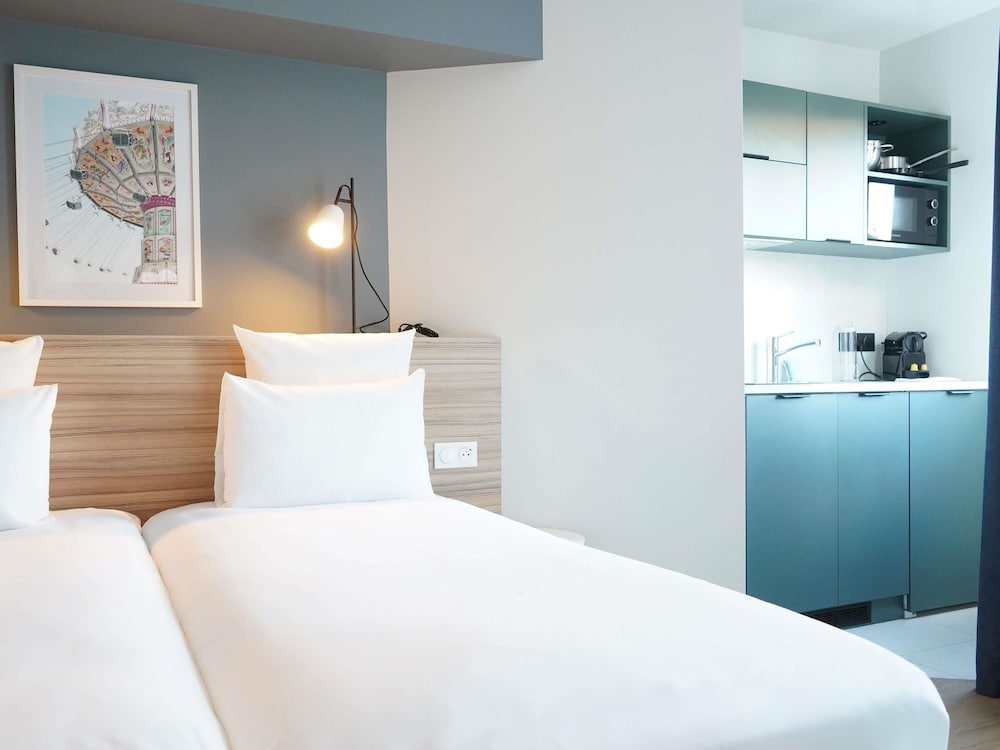 Apartamento con camas individuales del hotel Apparthotel Mercure Paris Boulogne