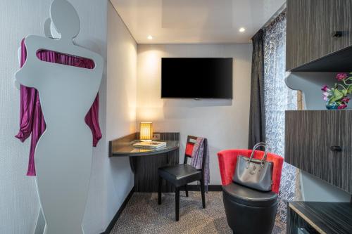 Habitación Doble Deluxe del hotel Du Vieux Saule. Foto 4