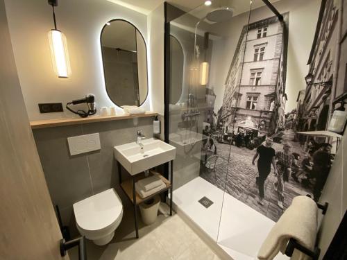 Habitación Triple con 3 camas individuales del hotel Campanile Lyon Centre - Gare Part Dieu