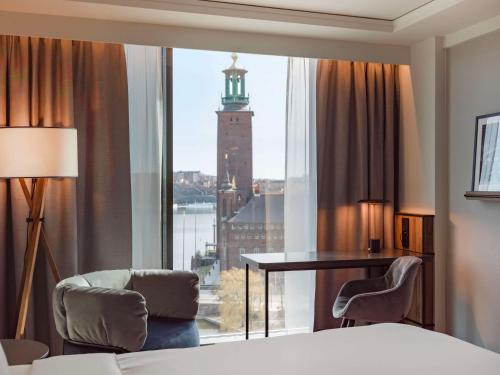 Habitación Superior con vistas al lago del hotel Radisson Blu Waterfront Hotel, Stockholm. Foto 3
