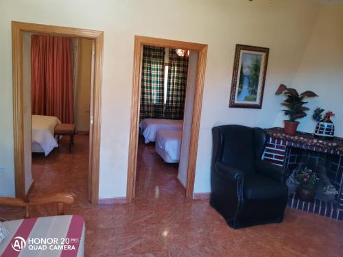 Habitación Cuádruple con baño privado del hotel Sierra Oriente