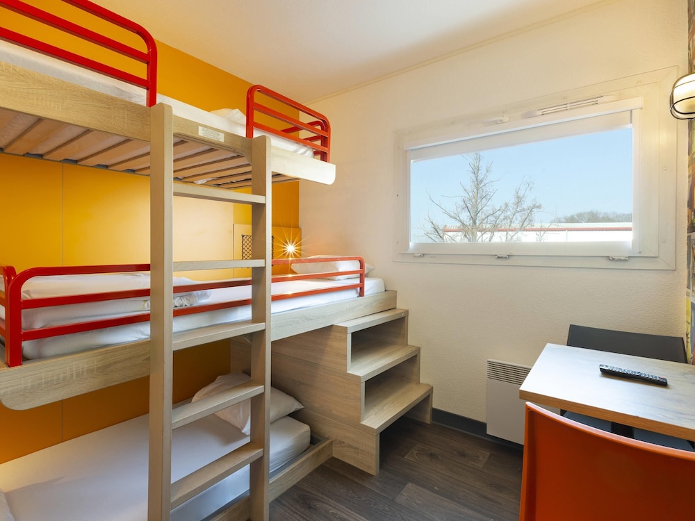 Habitación, 3 camas individuales, baño privado (Cabrio) del hotel F1 Strasbourg Sud La Vigie