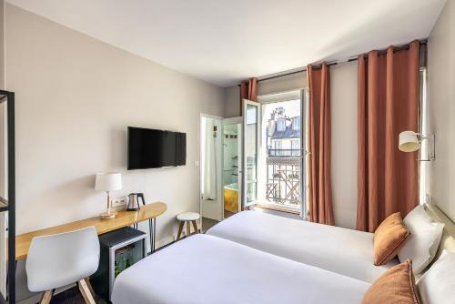 Habitación Doble Confort - 2 camas del hotel Best Western Aramis Saint germain. Foto 4