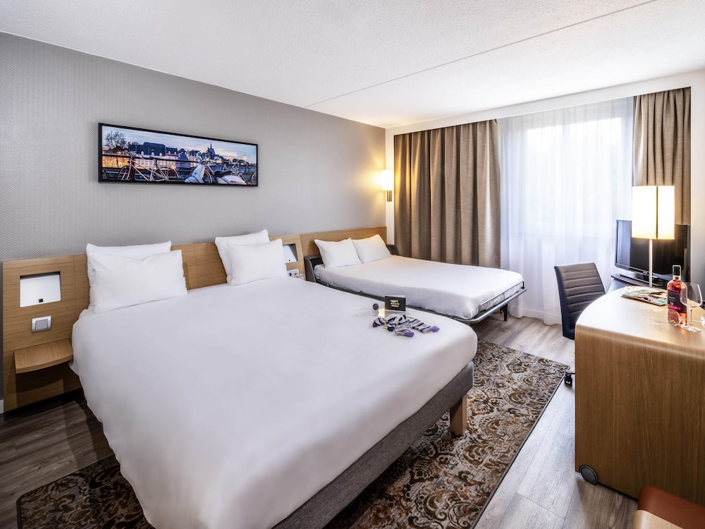 Habitación Executive con una cama doble del hotel Novotel Rotterdam Schiedam