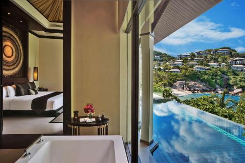 Villa vistas al océano del hotel Banyan Tree Samui. Foto 3