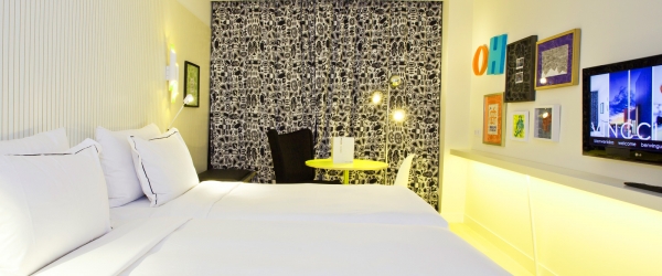 Habitación doble del hotel Vincci Bit