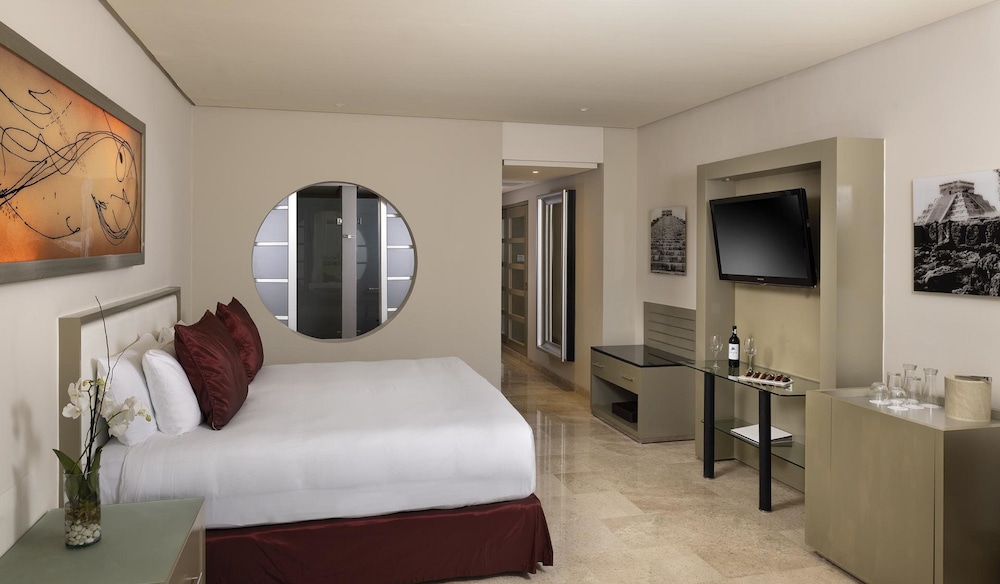 Junior suite Vista Jardín 1 Cama king Con Vistas 2 Camas dobles del hotel Paradisus Playa Del Carmen – Riviera Maya - All Inclusive
