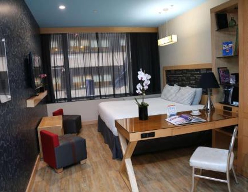 Habitación con cama extragrande y bañera - Adaptada para personas con movilidad reducida del hotel TRYP by Wyndham New York City Times Square / Midtown. Foto 1