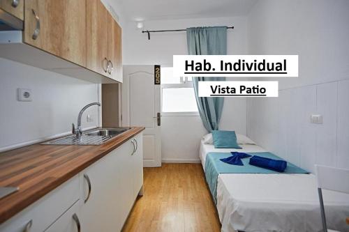 Habitación individual Vista Patio 1 Cama Individual Normal del hotel El Sueño De Alejandra