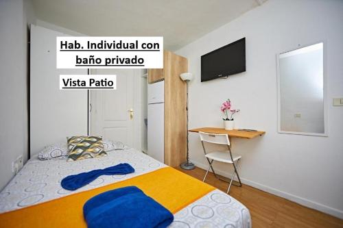 Habitación Individual con baño privado del hotel El Sueño De Alejandra