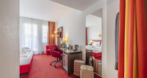 Habitación Doble Estándar - 2 camas del hotel PLAZA INN Amedia Vienna. Foto 3