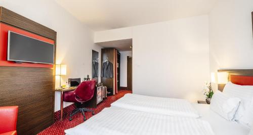 Habitación Doble Confort del hotel PLAZA INN Amedia Vienna. Foto 5