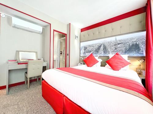 Habitación Doble del hotel Best Western Nouvel Orléans Montparnasse. Foto 3