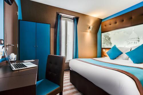Habitación Doble del hotel Best Western Nouvel Orléans Montparnasse. Foto 8