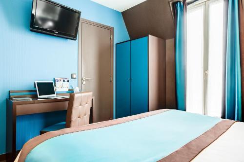 Habitación Doble del hotel Best Western Nouvel Orléans Montparnasse. Foto 9
