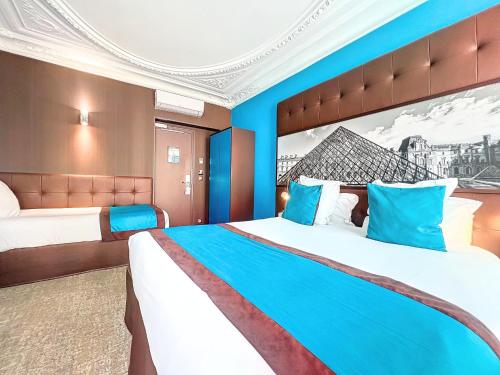 Habitación Doble Confort con cama supletoria - 1 o 2 camas del hotel Best Western Nouvel Orléans Montparnasse