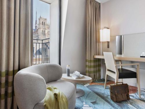 Habitación Doble Privilege con vistas del hotel Mercure Amiens Cathedrale