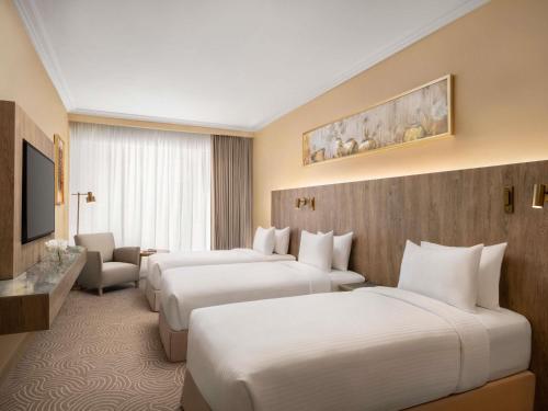 Superior Single Room with Partial Kaaba View del hotel Mövenpick and Residence Hajar Tower Makkah. Foto 5