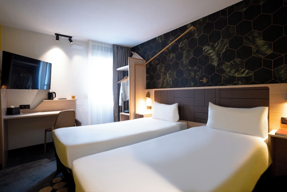 Habitación estándar con 2 camas individuales del hotel Ibis Styles Strasbourg Nord Palais des Congrès. Foto 1