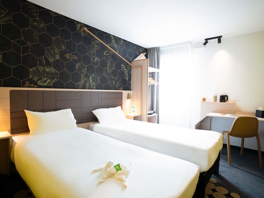 Habitación estándar con 2 camas individuales del hotel Ibis Styles Strasbourg Nord Palais des Congrès. Foto 6
